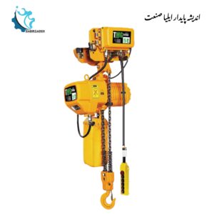 جرثقیل زنجیری برقی برندTMGتک سرعته چهار کاره